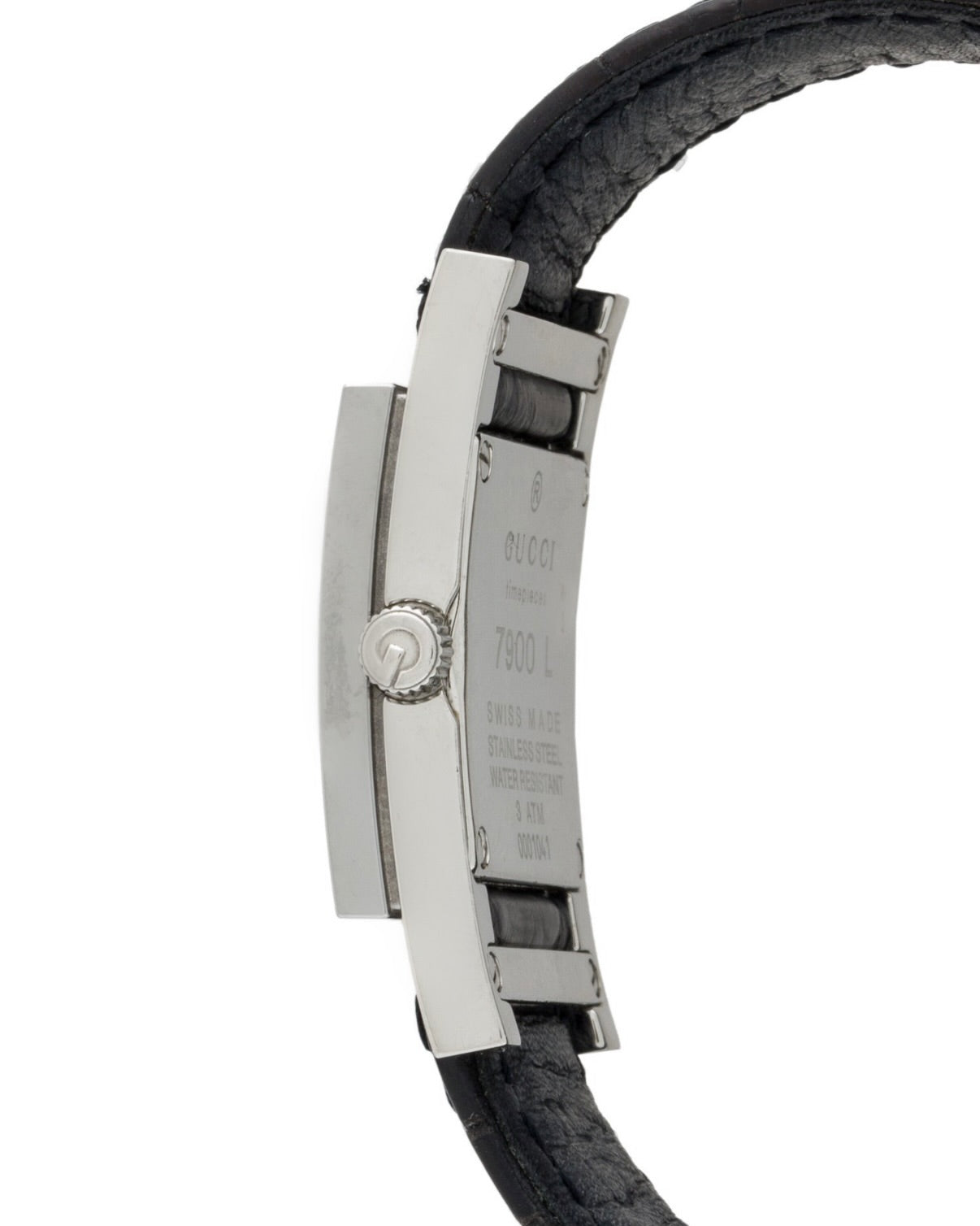 2001 Gucci Croc Strap Watch