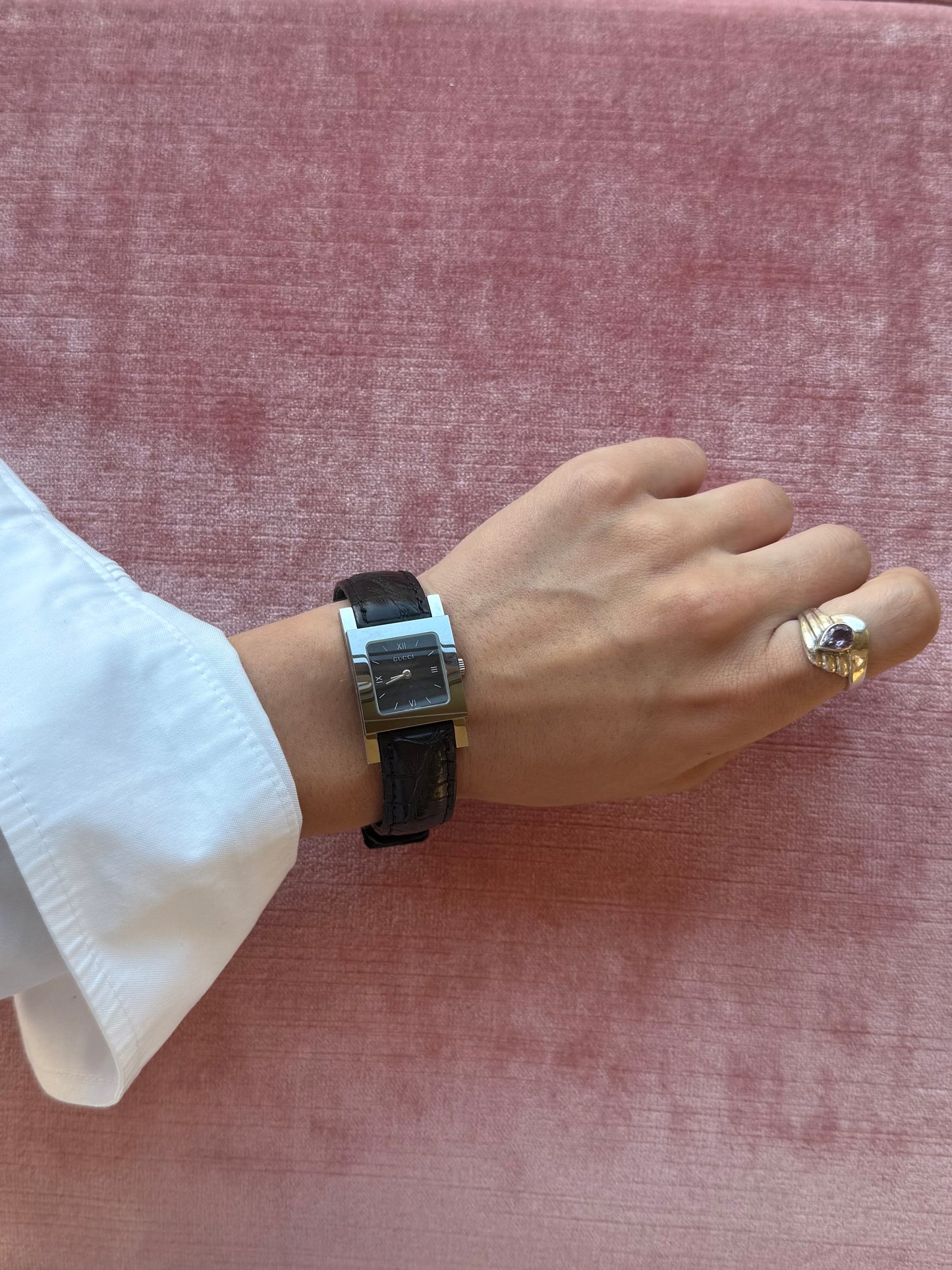 90s Sterling & Amethyst Ring