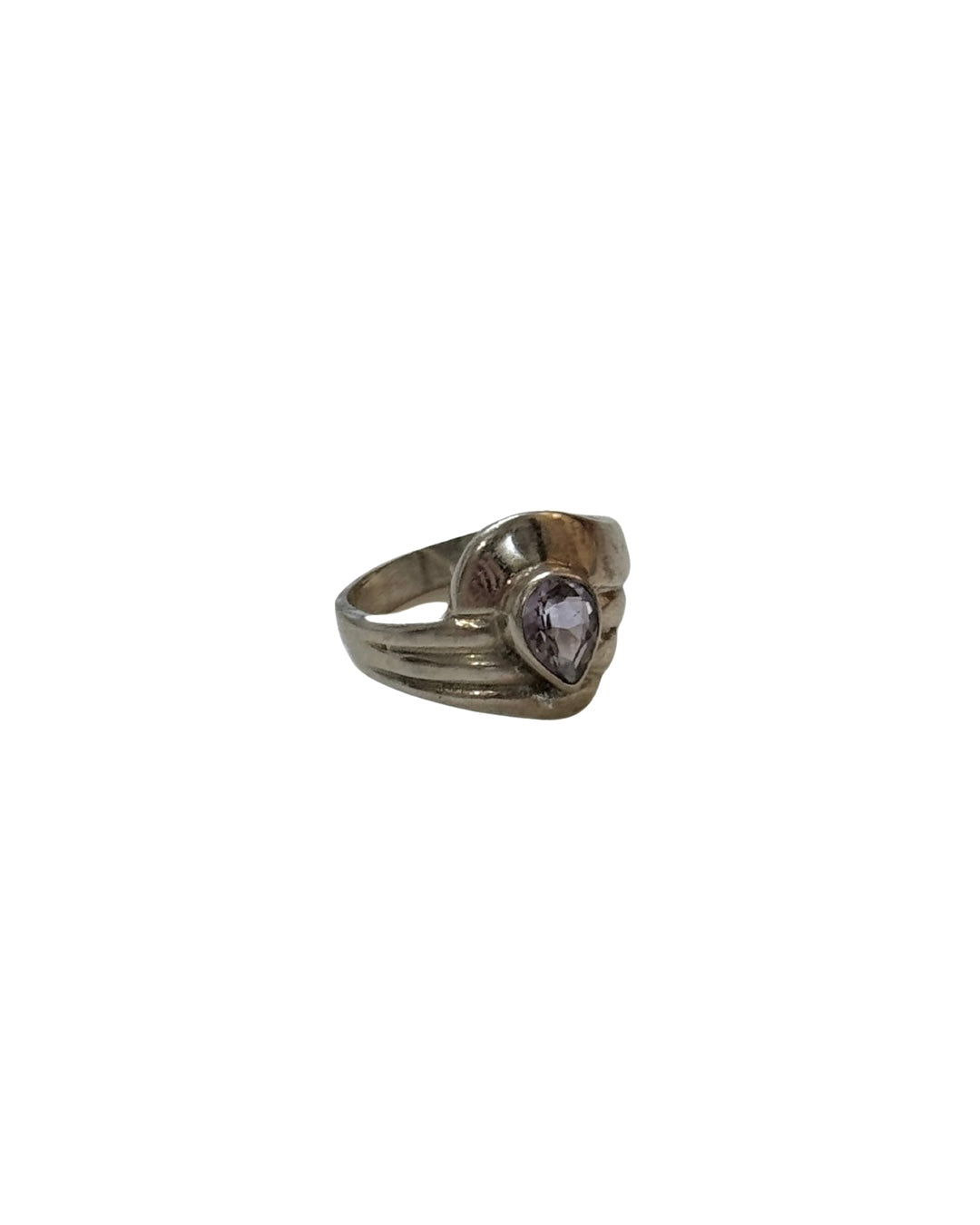 90s Sterling & Amethyst Ring