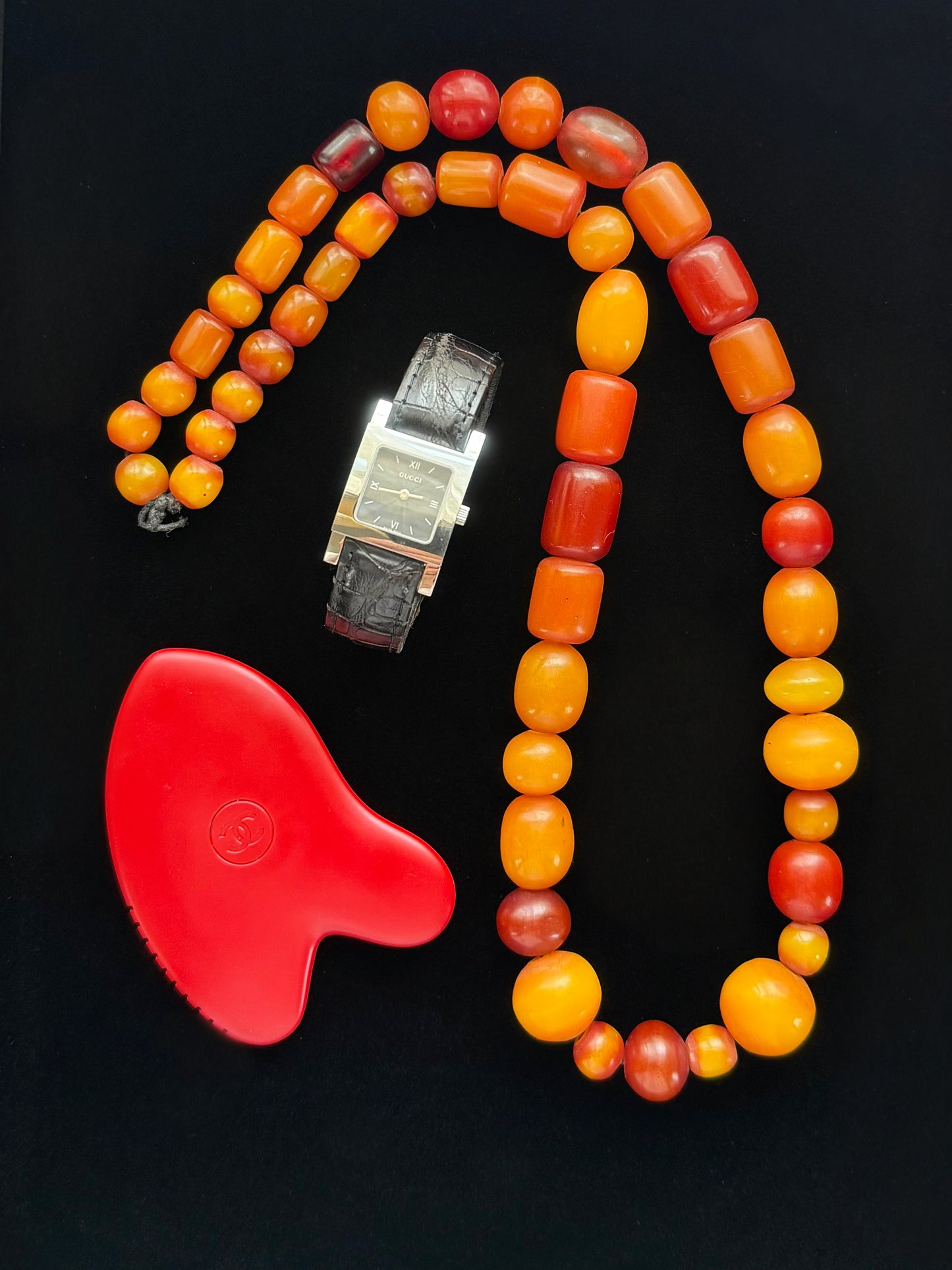 2001 Gucci Croc Strap Watch