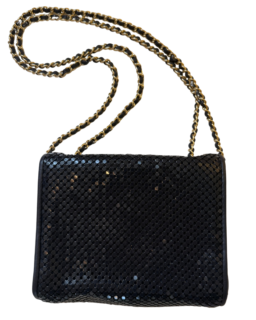 Navy Chainmail Bag