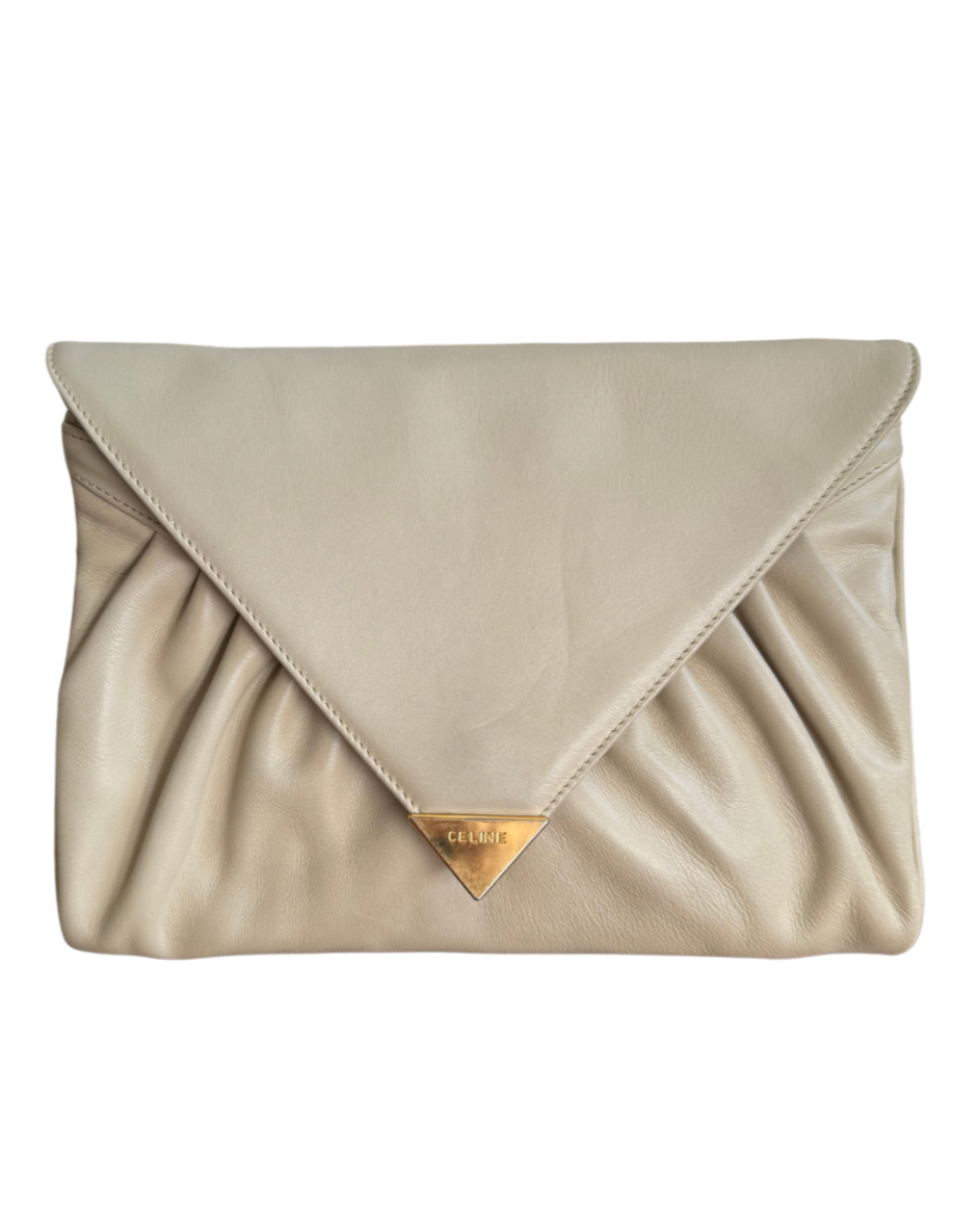 90s Leather Celine Clutch Purse