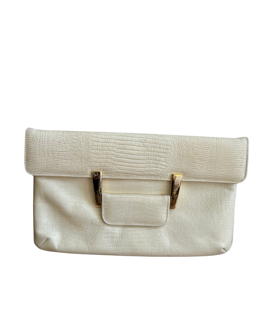 70s Leather Clutch