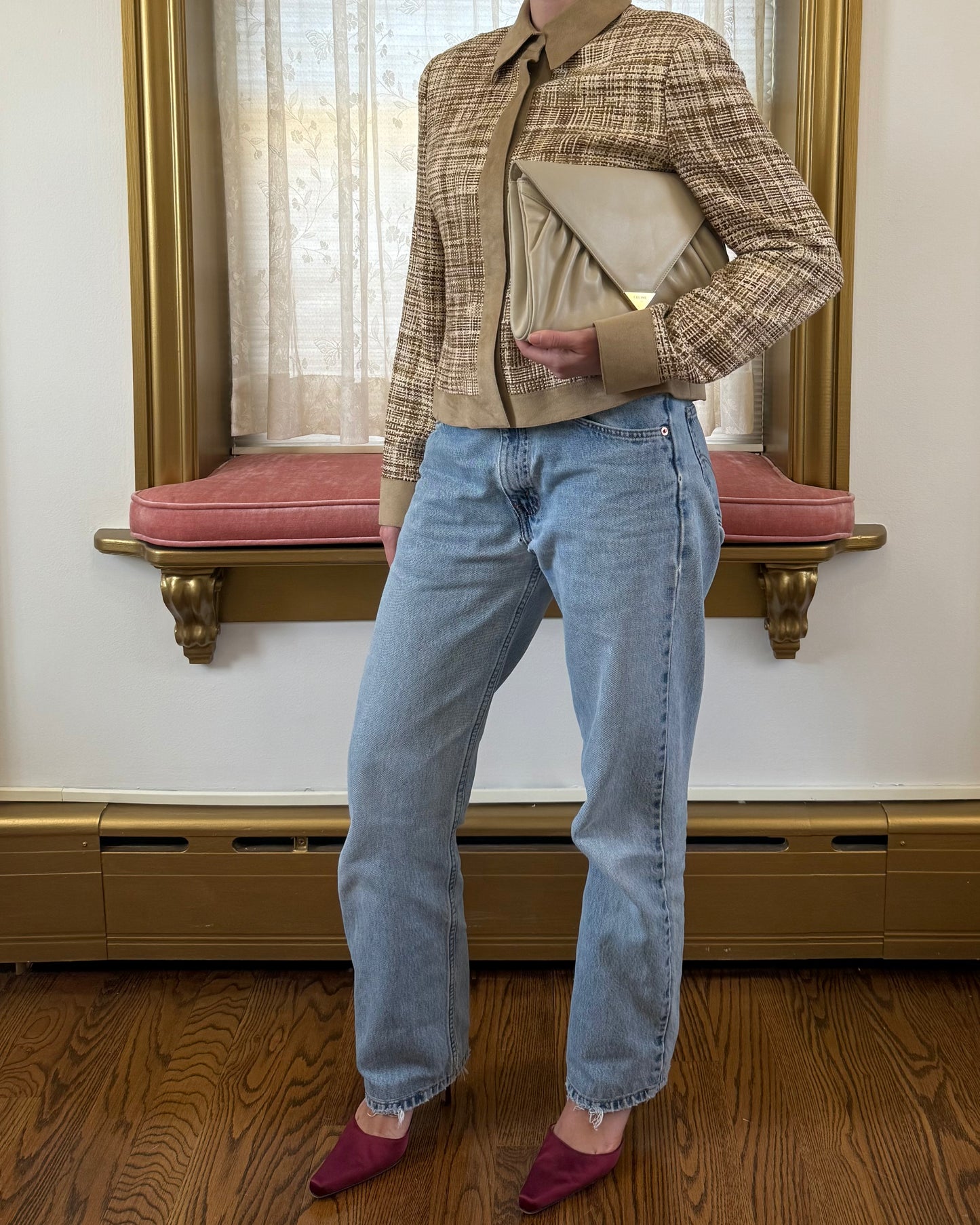 90s Silk Blazer