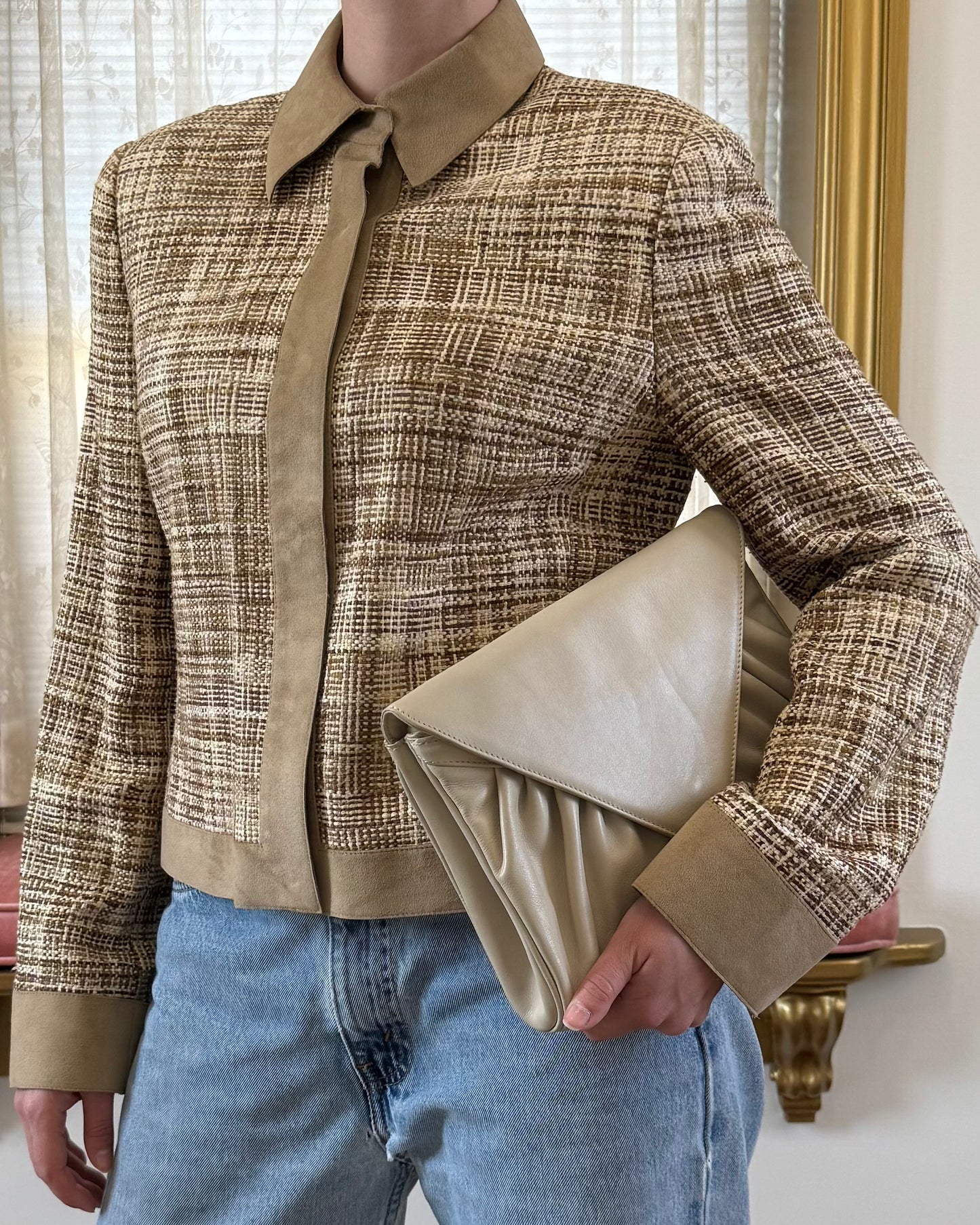 90s Silk Blazer