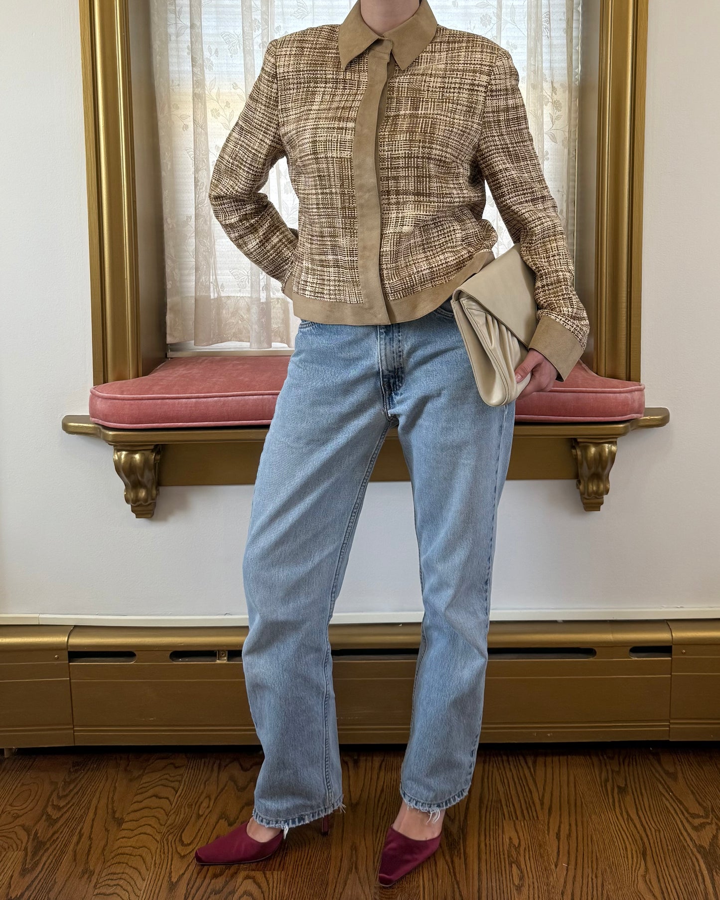 90s Silk Blazer