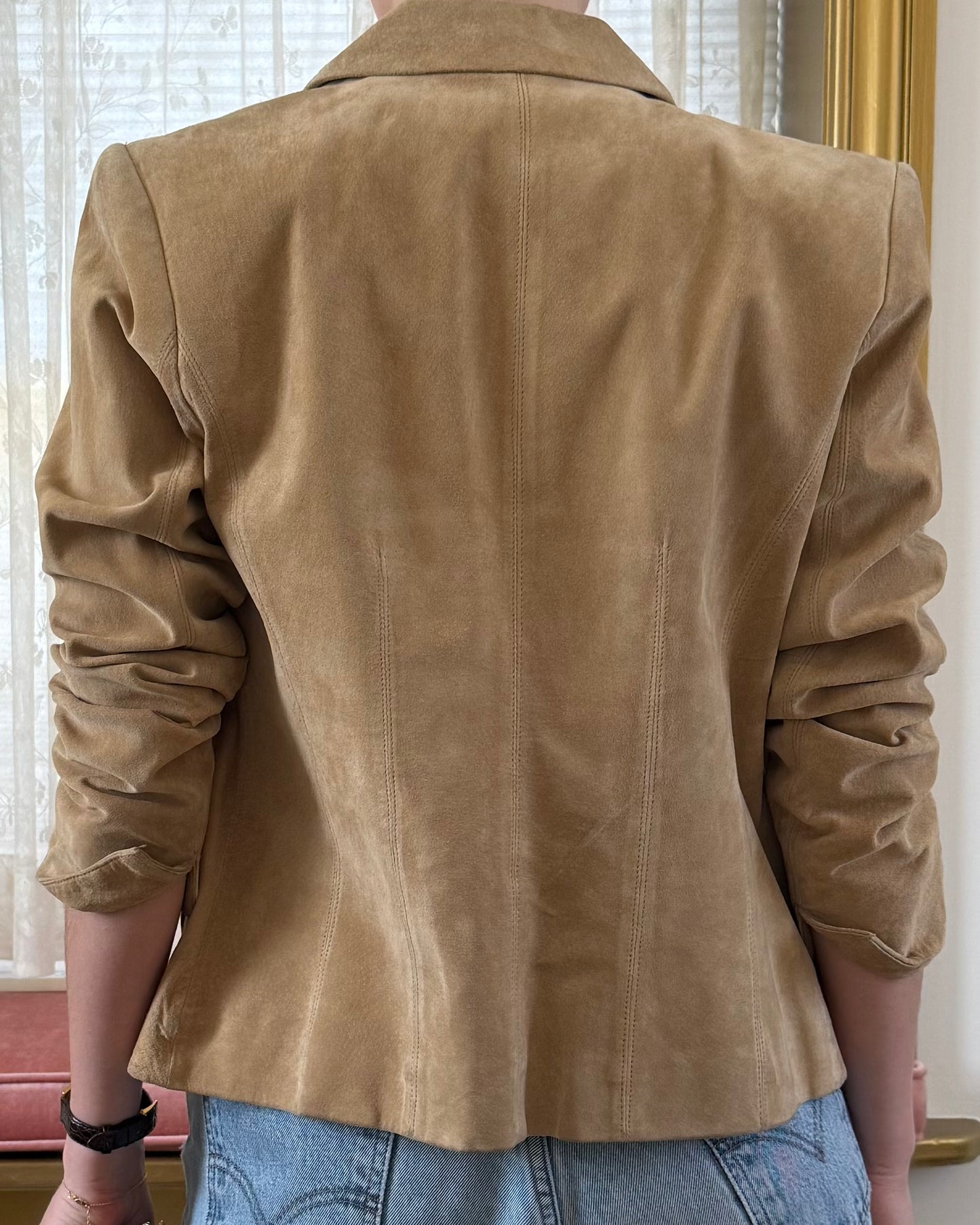 90s Suede Leather Jacket