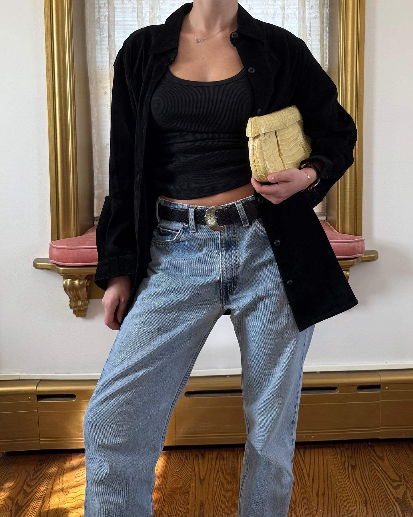 90s Suede Leather Jacket