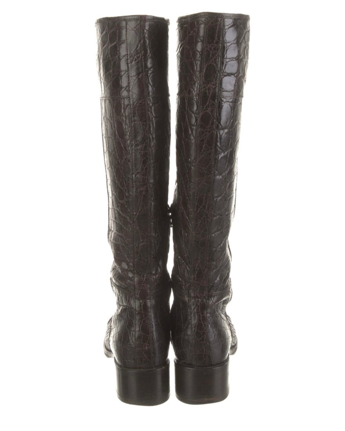 Prada Crocodile Boots (38)