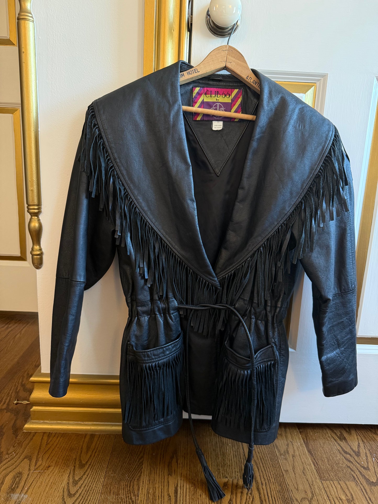 90s Fringe Leather Jacket