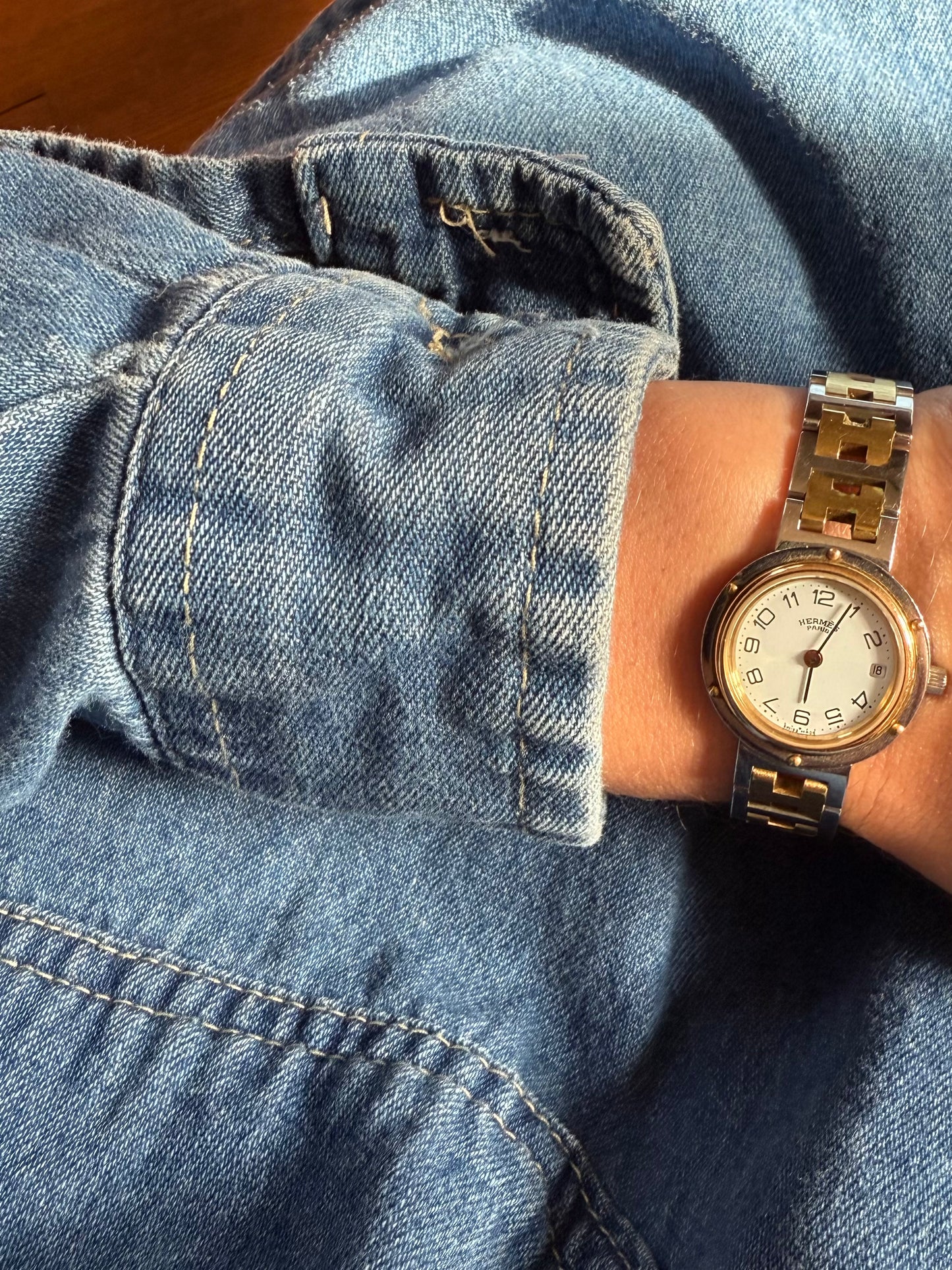 Hermes Two-Tone Watch