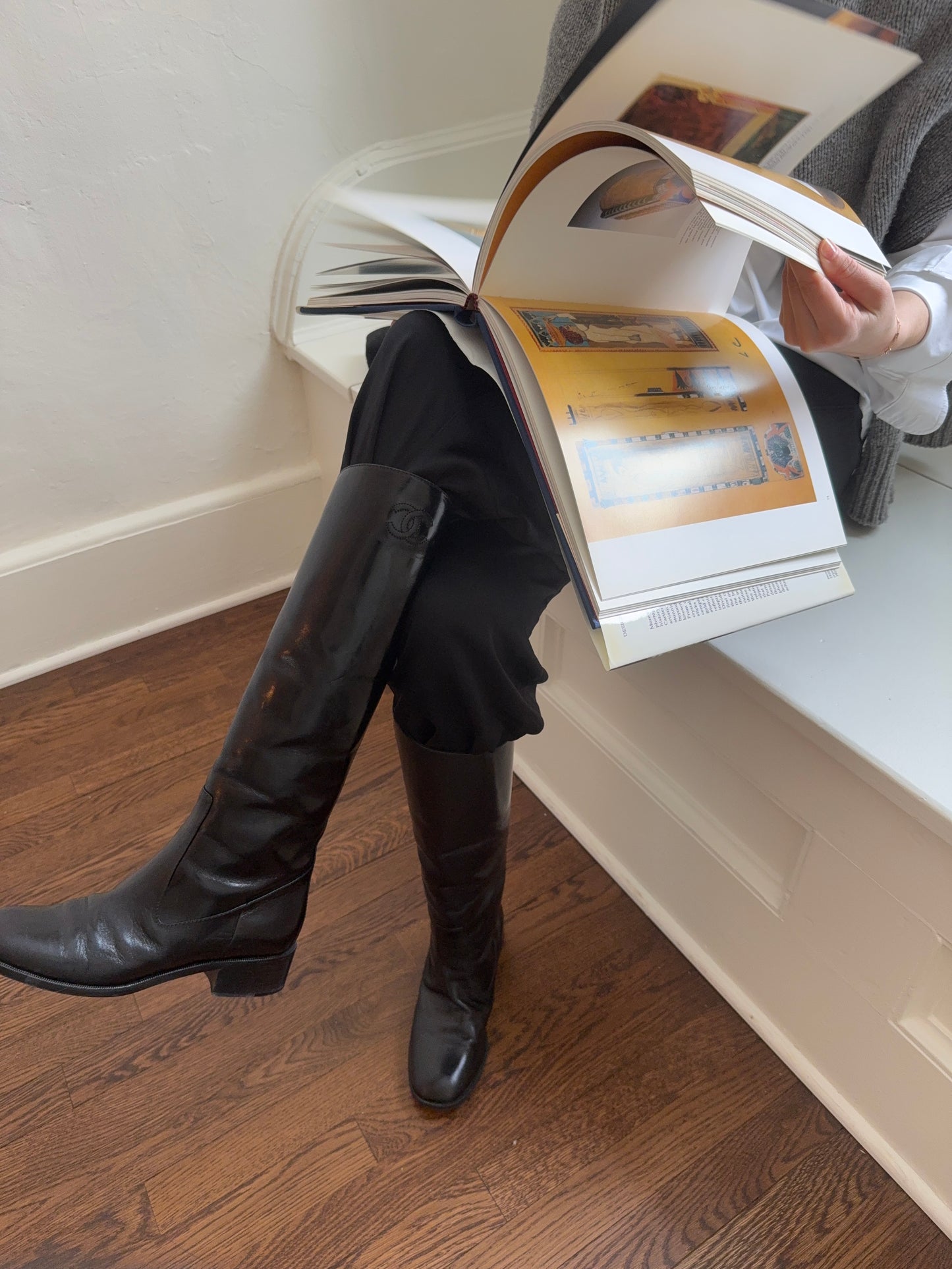 Chanel Riding Boots (37)