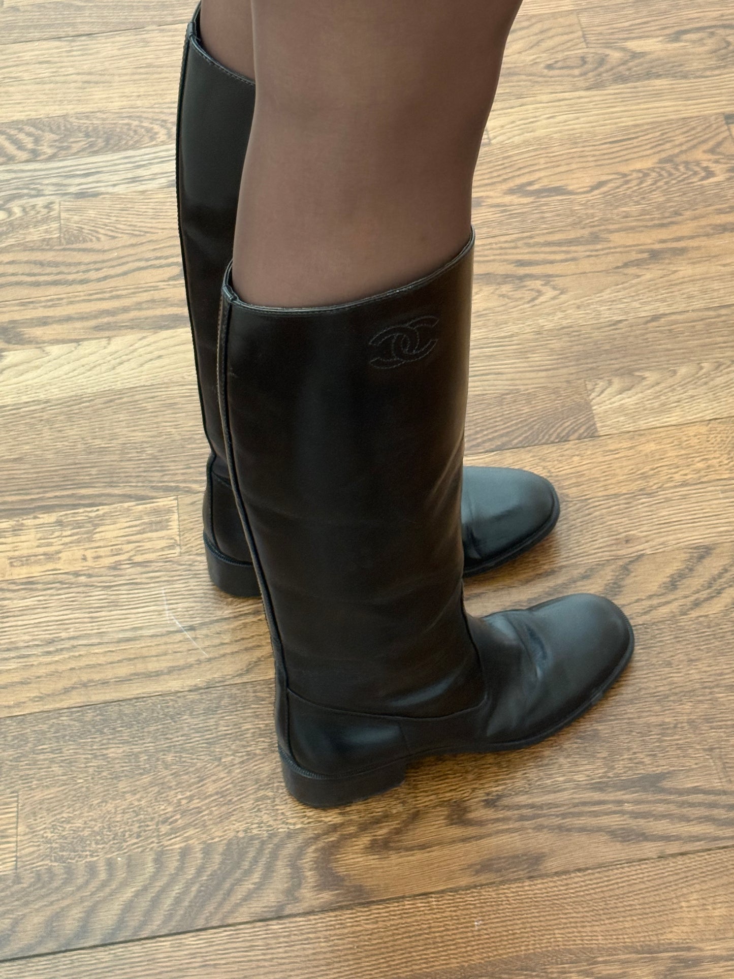 Chanel Riding Boots (37)