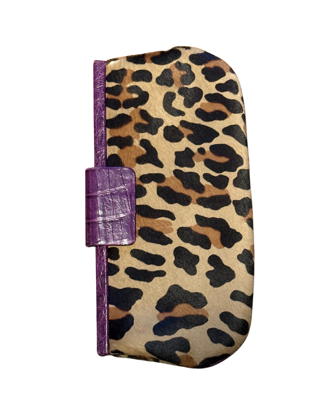 Ponyhair & Crocodile Clutch