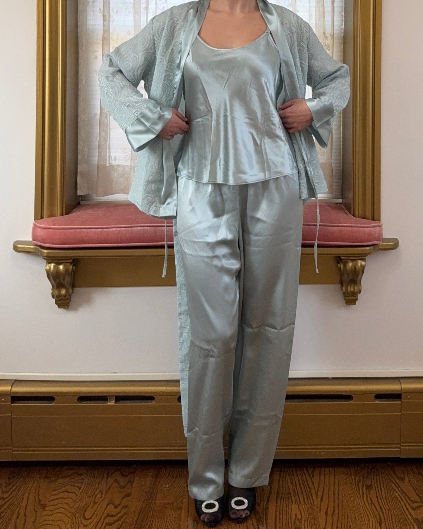 Vintage Satin PJ Set