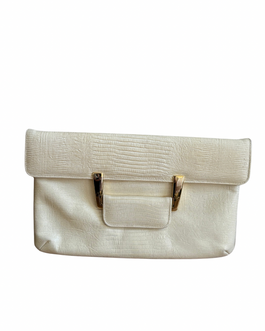 70s Leather Clutch