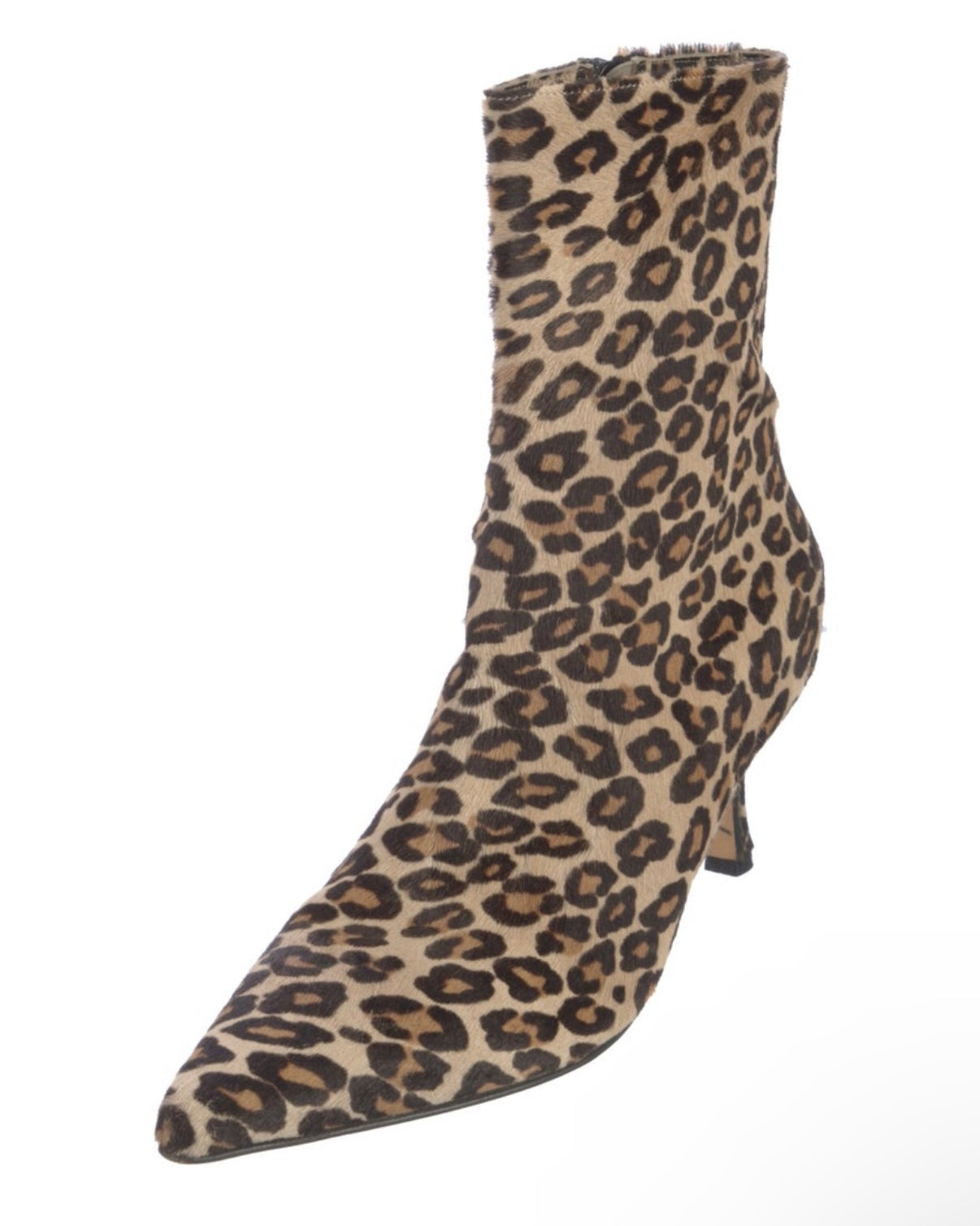 Titti Dell'Acqua Pony hair Animal Print Boots (8.5)