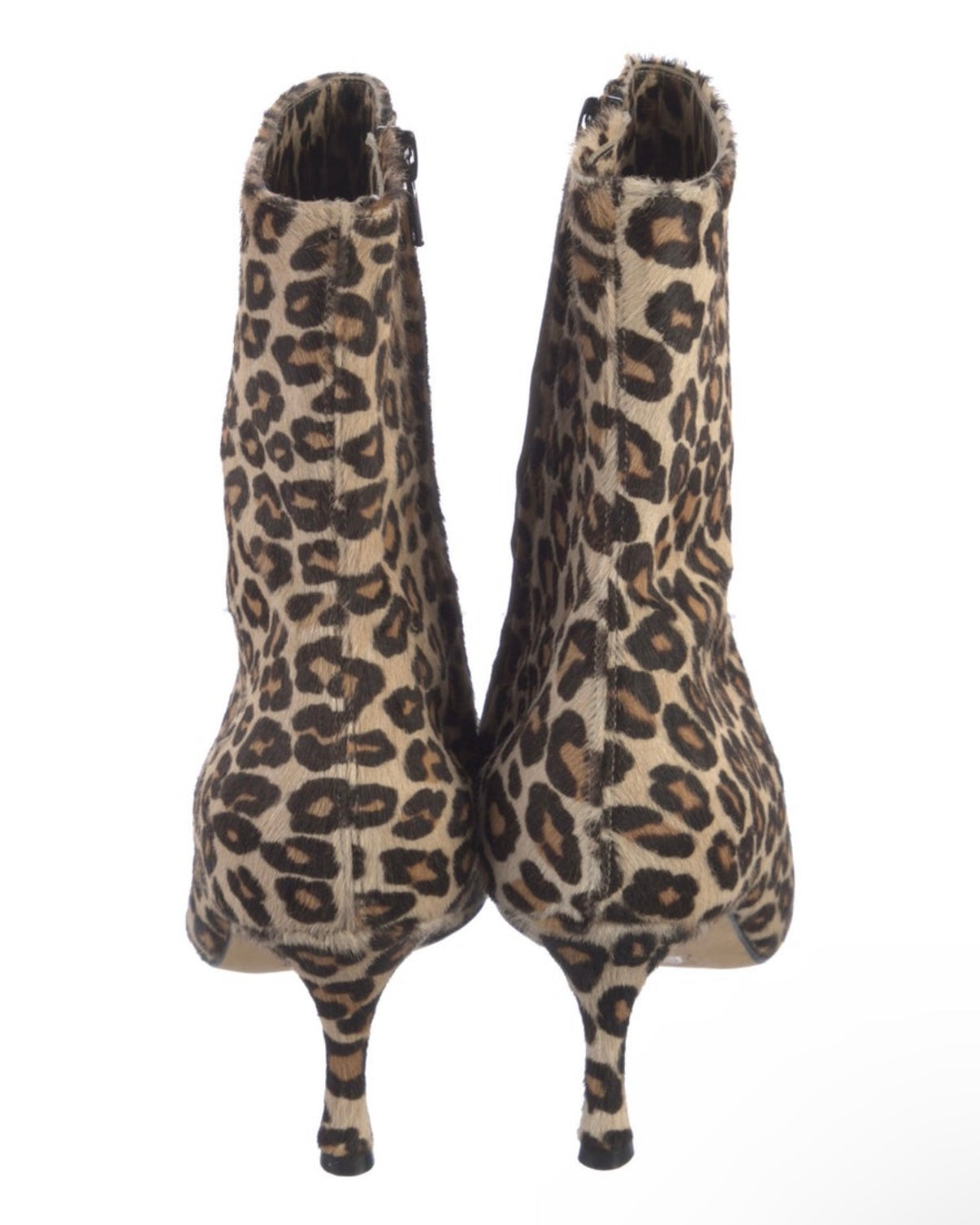 Titti Dell'Acqua Pony hair Animal Print Boots (8.5)