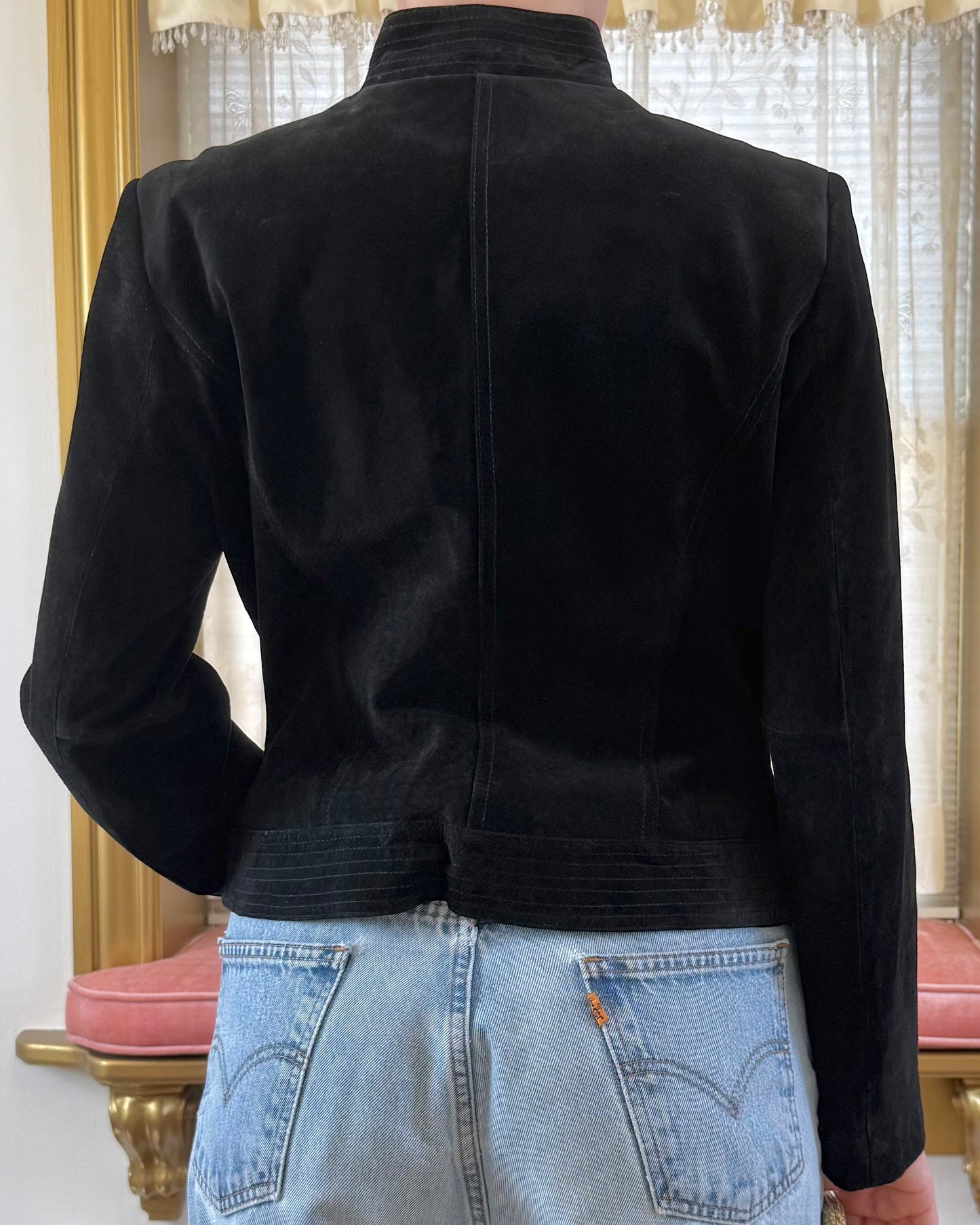 90s Suede Leather Jacket