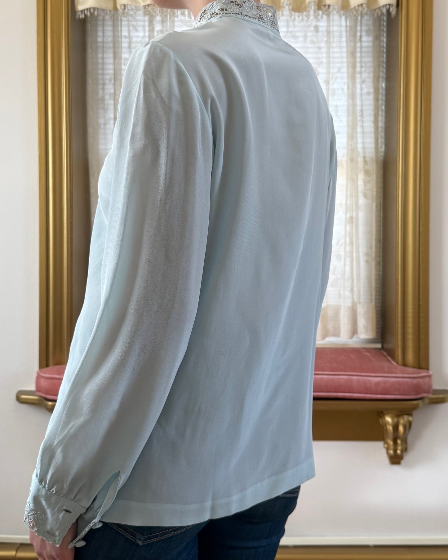 1950s Silk Blouse