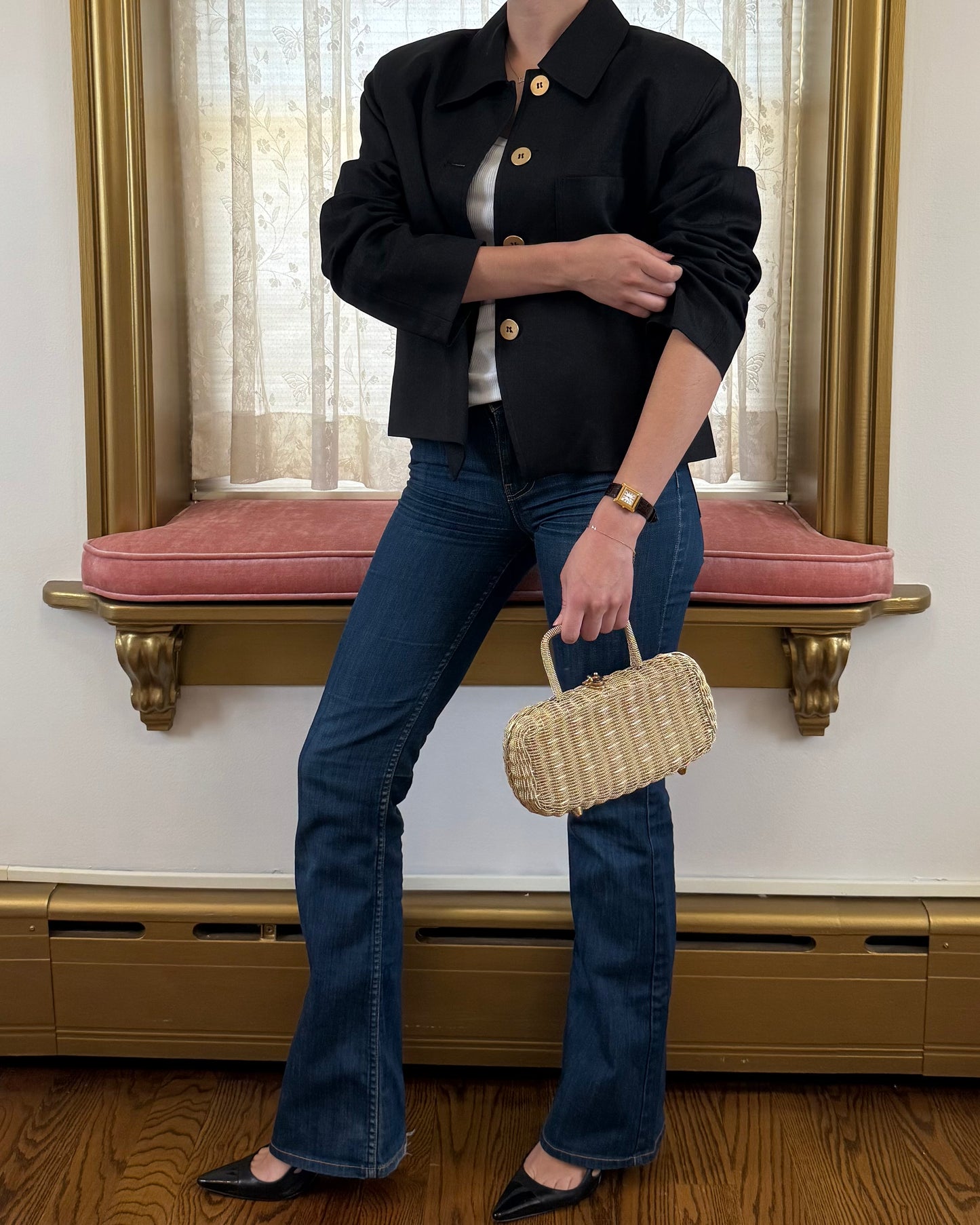 90s Linen Blazer