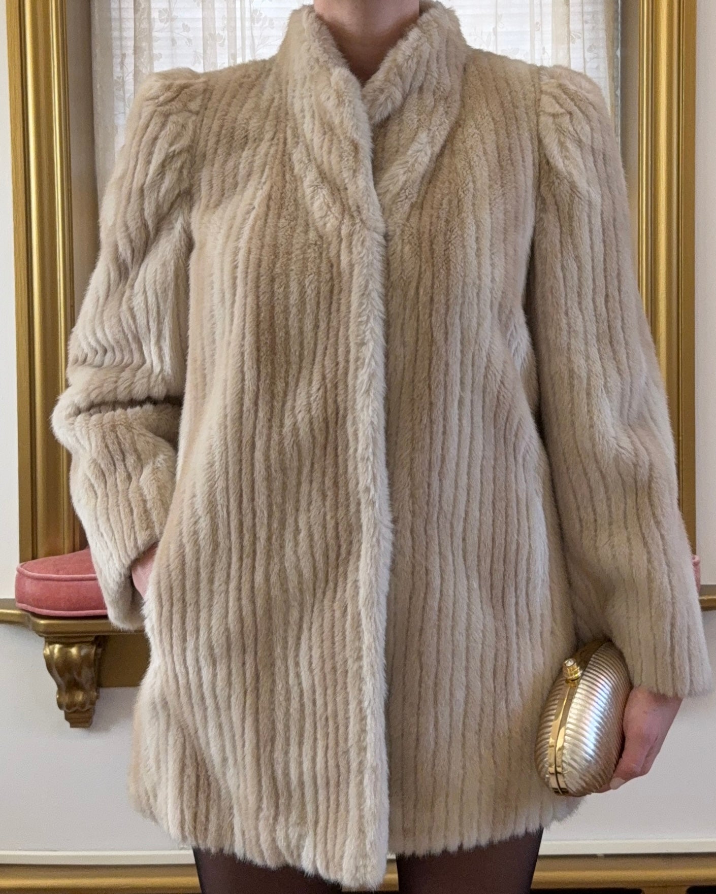 Vintage Faux Fur Coat