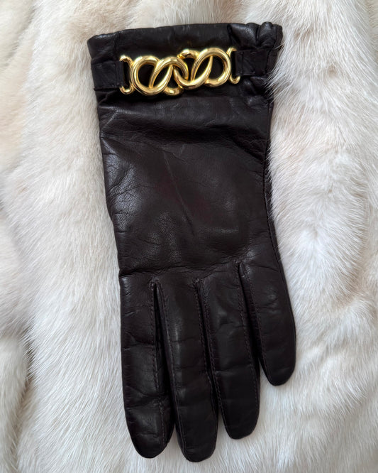 Vintage Leather Gloves