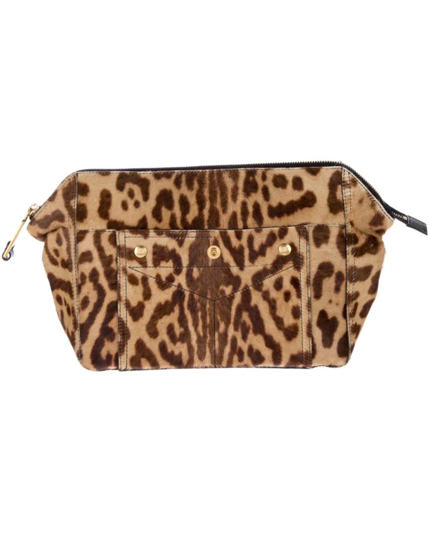 Yves Saint Laurent Pony hair Cosmetic Bag